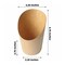 50 Natural 14 oz Round Disposable Paper CUPS Popcorn Snack Boxes